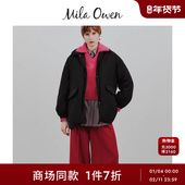 时尚 Mila Owen25秋冬新品 抽绳帐篷廓形翻领鸭绒羽绒服09WFJ255302