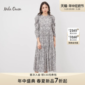 新款 Owen 休闲简约气质碎花连衣裙女09WFO241006 24年春夏季 Mila