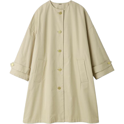 Mila Owen春夏季新款休闲简约通勤气质圆领风衣09WFC241004