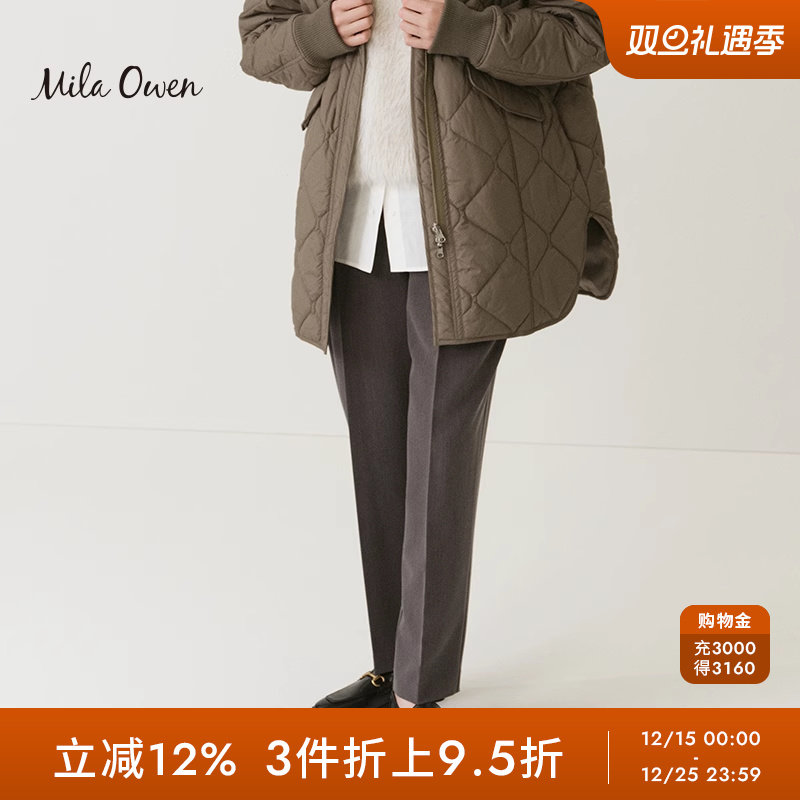 MilaOwen通勤阔腿休闲裤