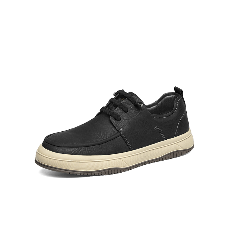 红蜻蜓男鞋2025夏季新款商务休闲鞋男士系带通勤皮鞋户外工装男鞋