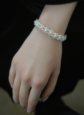 小雏菊手链珍珠成品和材料包都有