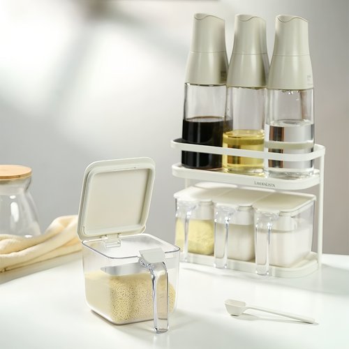 marna调味罐risu调料盒置物架