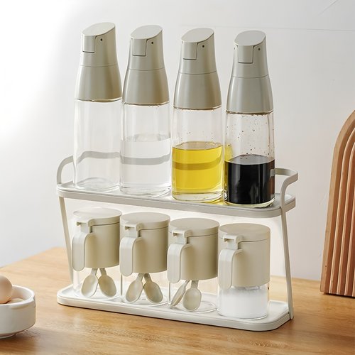 日式调料置物架可放zuutii调料罐