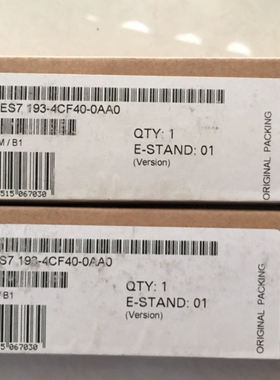 西门子6ES7193-4CF40-0AA0西门子模块6ES71934CF400AA0CPUX现货CD