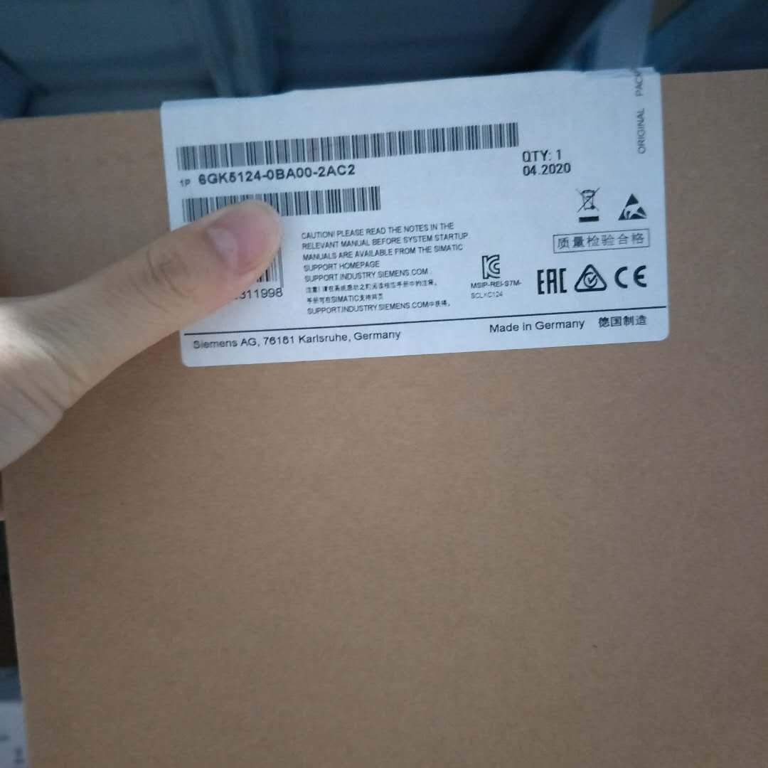 6GK5124-0BA00-2AC2西门子全新交换机6GK5124-0BA00-2AB2原装现货