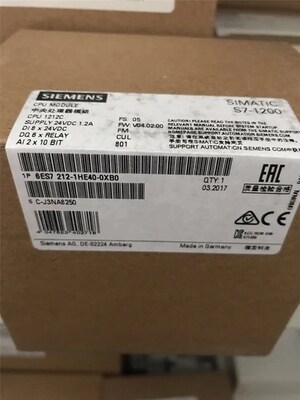 原装1P6ES7212-1HE40-0XB0正品1212C紧凑型 CPU6ES72121HE400XB0