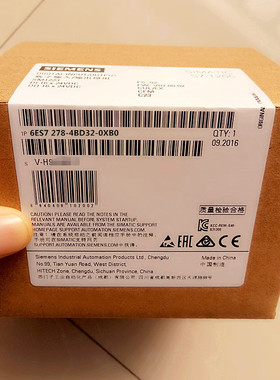 西门子6ES7278-4BD32-0XB0西门子模块6ES72784BD320XB0CPUX现货CD