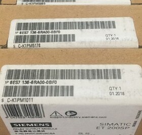 西门子1P6ES7136-6PA00-0BC0全新原装DP电子模块6ES71366PA000BC0