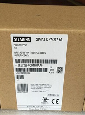 西门子6ES7288-0CD10-0AA0电源模块6ES72880ED100AA0全新现货包邮