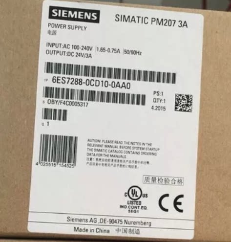 原装1P6ES7288-0CD10-0AA0正品PM207电源模块6ES72880CD100AA0