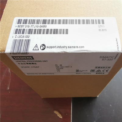 西门子1P6ES7315-7TJ10-0AB0中央处理器6ES73157TJ100AB0全新现货