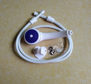 海尔适用热水器出租房宿舍家用花洒套装 美 通用塑料喷头淋浴软管
