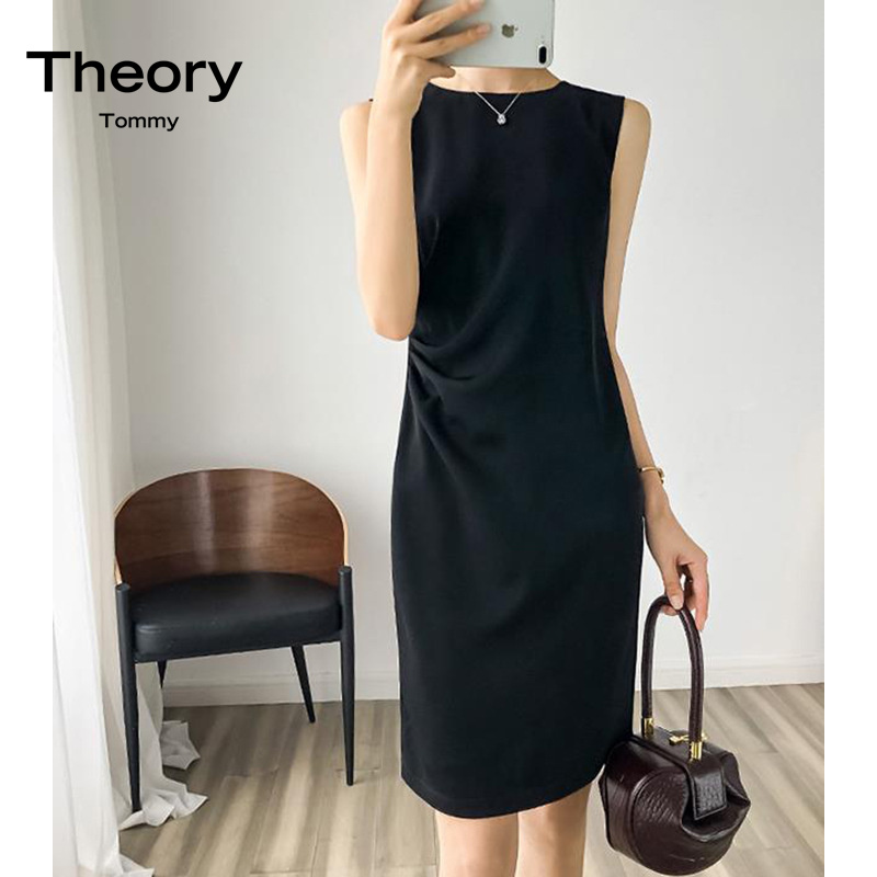TheoryTommy圆领无袖OL连衣裙