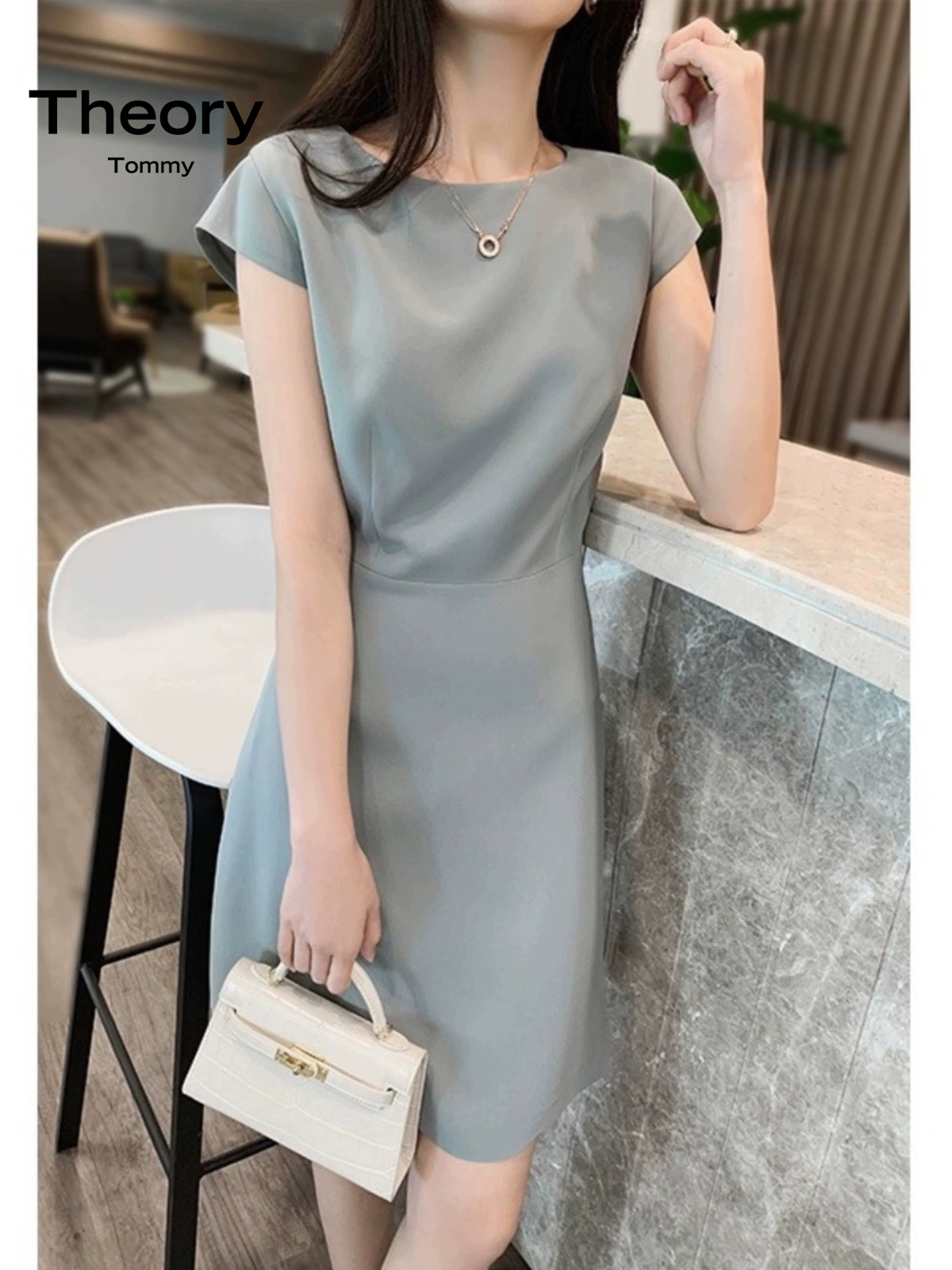 TheoryTommy法式职业气质连衣裙