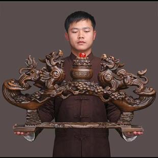 貔貅摆件客厅玄关壁柜办公室摆设龙年九龙戏珠摆件店铺开业送礼