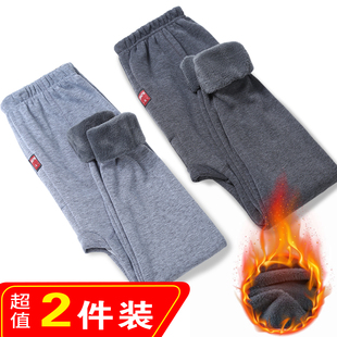 不倒绒内穿打底裤 加肥加大加绒薄款 秋裤 秋冬季 线裤 保暖裤 绒裤 男士