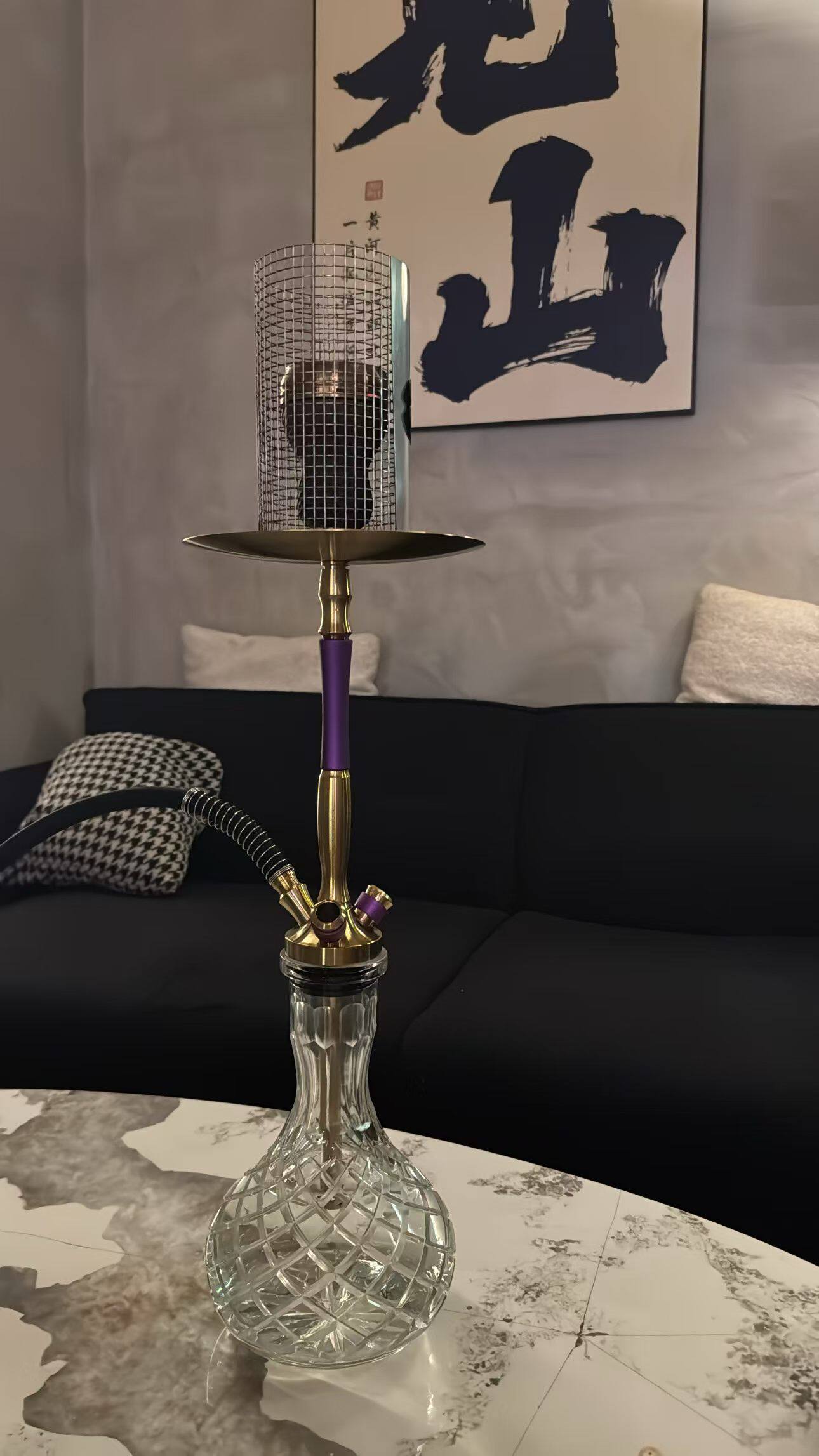 Union Fibonacci hookah斐波那契礼盒俄罗斯高端水烟壶不锈钢树脂