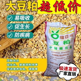 厂家直供优质大豆粕豆饼饲料喂鸡鸭鹅猪豆泊大豆粉有机肥钓鱼饵料