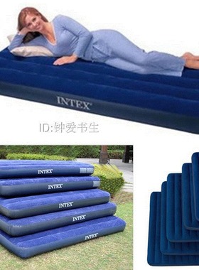 充气床Intex  Single Size Downy Air Bed Inflatable Mattress