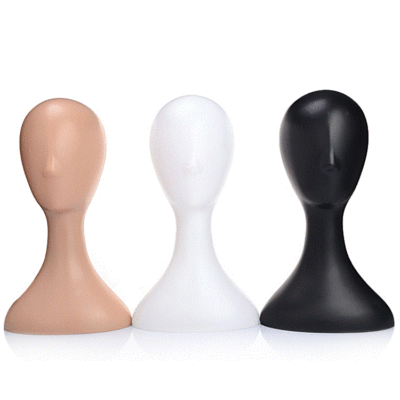 Female Styrofoam wig headsFoam Mannequin Manikin Head Model