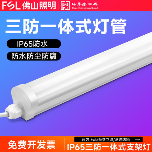 佛山照明三防一体式支架灯