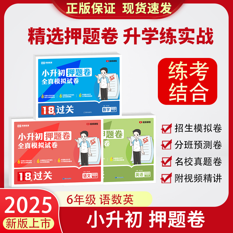 2025最新小升初必刷18套押题卷