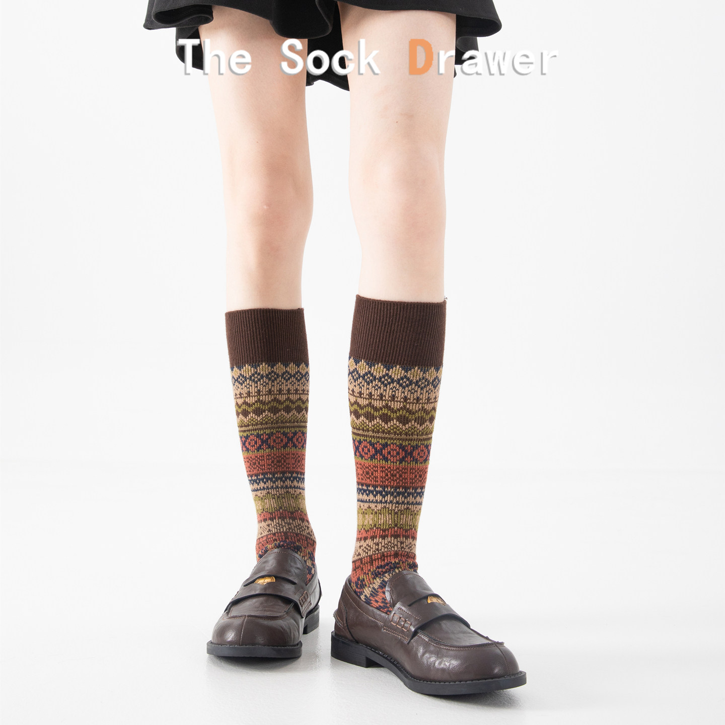 美拉德棕色小腿袜女士秋冬季保暖双针双路学院风及膝高筒堆堆袜,女士内衣/男士内衣/家居服,中筒袜,淘宝优惠券,粉丝福利购,淘宝优惠卷