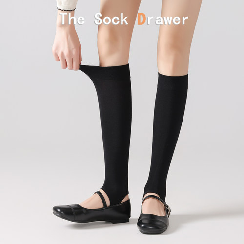 小腿袜春夏款微压显瘦脚踩堆堆袜腿套2026新款爆款女士长筒袜套