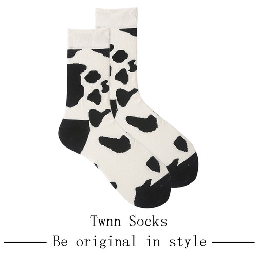TwnnSocks可爱奶牛纹