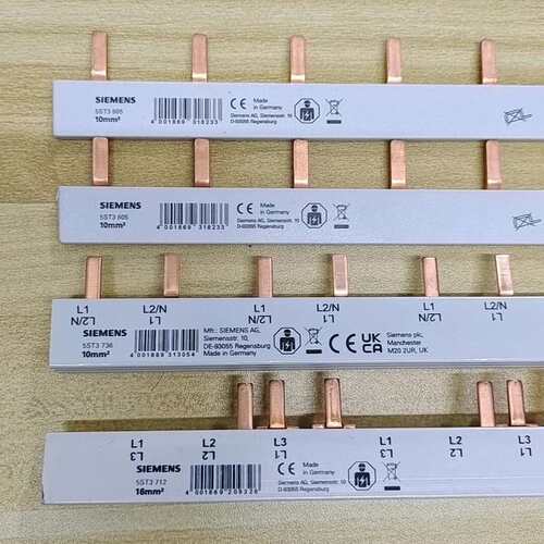 （议价）3P空开连线排5ST3712进口汇流排紫铜材