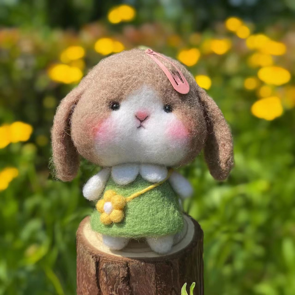 无羊毛毡戳戳乐羊毛解压创意