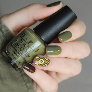 OPI指甲油女2025夏天新色抹茶牛油果绿色系显白免烤快干脚趾美甲