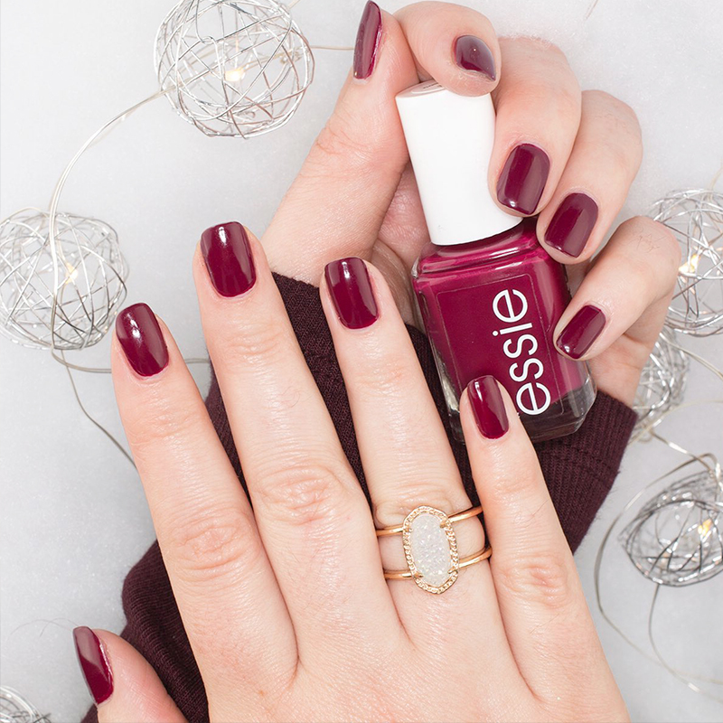美国essie指甲油1703果酱紫梅