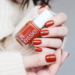 ESSIE指甲油996网红秋冬南瓜脏橘枫叶酒红显白美甲持久免烤不可剥