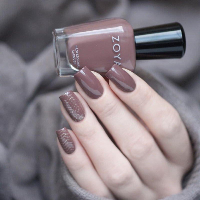 ZOYA奶茶巧克力指甲油