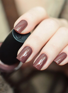 美国OPI指甲油2026网红色H64微闪巧克力棕免烤快干显白持久不可剥