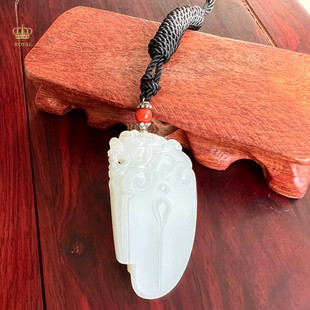 ROYAL珠宝和田玉吊坠挂件籽料手把件送人女朋友老婆妈妈节日礼