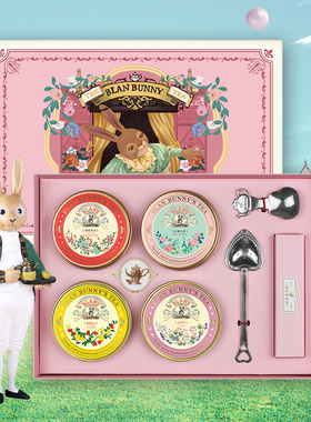 blanbunny布兰兔爱丽丝水果茶伴手礼果茶花果茶套装网红花茶礼盒