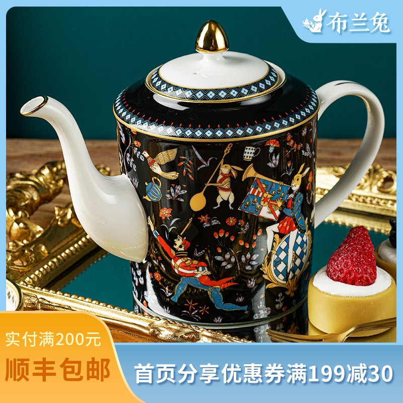 blanbunny布兰兔 国王后花园陶瓷礼盒骨瓷茶具一壶两杯碟下午茶具|ruв категории посуда, чайный сервиз, чайник - от Buy2taobao.com для оказания профессиональной услуги покупки агента Taobao