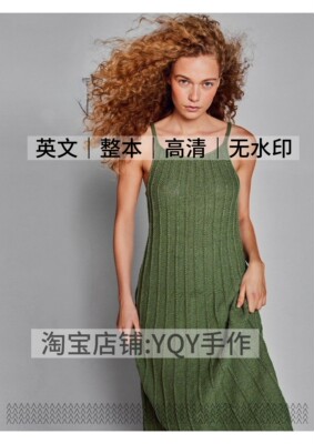 英文文字说明 2844 SANDNES GARN 2207棒针编织女士毛衣电子图解