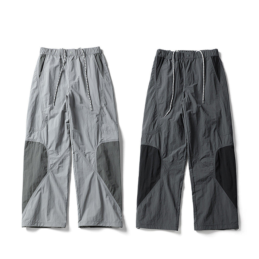 日系机能户外y2k先锋风拼接徒步直筒裤宽松显瘦帅气男女款运动裤