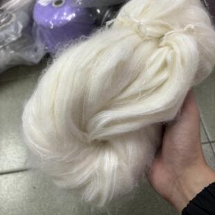 【手染白胚】手工diy染色原材料白胚线羊绒马海羊驼羊毛亚麻真丝