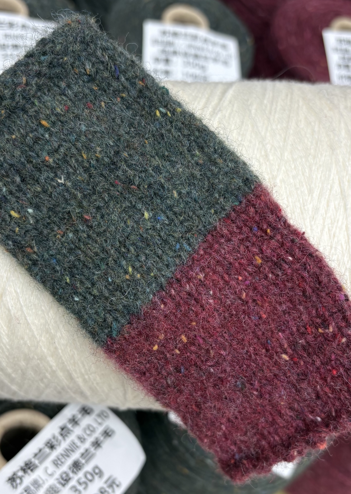 苏格兰彩点Shetland设德兰羊毛英伦风圣诞色羊绒型费尔曼渔夫阿兰