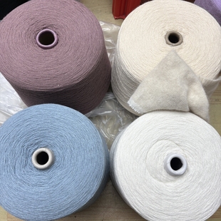 狐狸绒/不掉毛的鼎级白狐狸绒/比羊绒还柔软不起球毛衣围巾编织