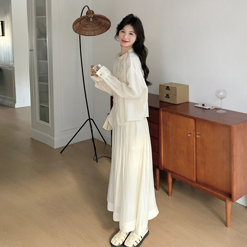 新中式温柔慵懒风套装女春夏