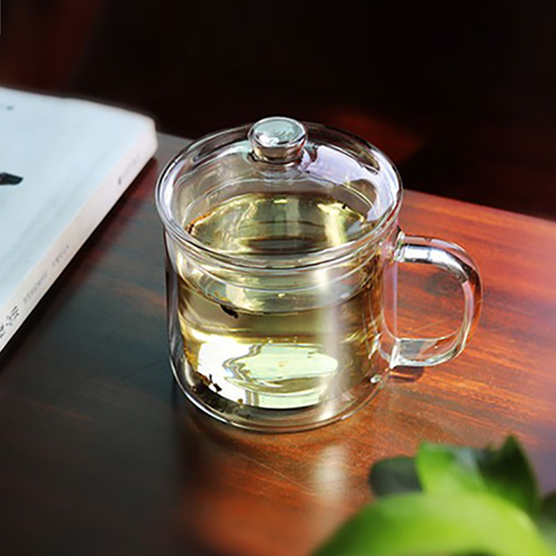 加厚耐高温隔热怀玻璃杯马克杯