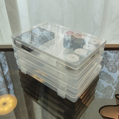 日式美甲罐装胶亮片闪粉收纳盒