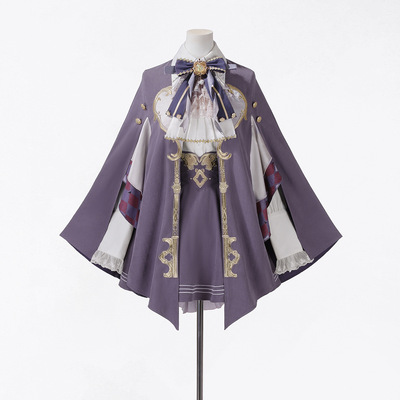 Lolita斗篷三件套连衣裙cos私设