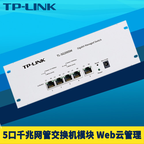 5口全千兆交换机云管理模块条状